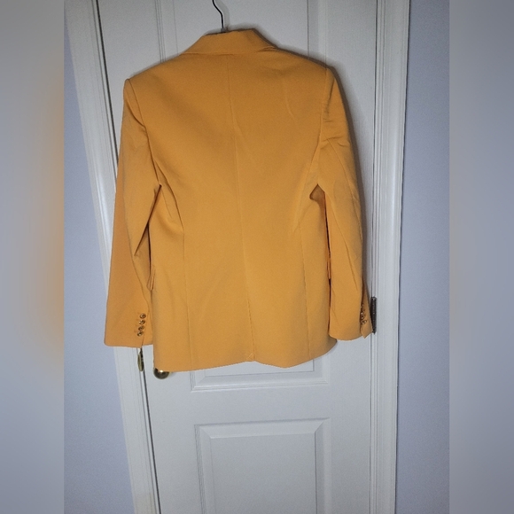 MAGE Women's Orange Blazer. MSRP $565 - Picture 9 of 12